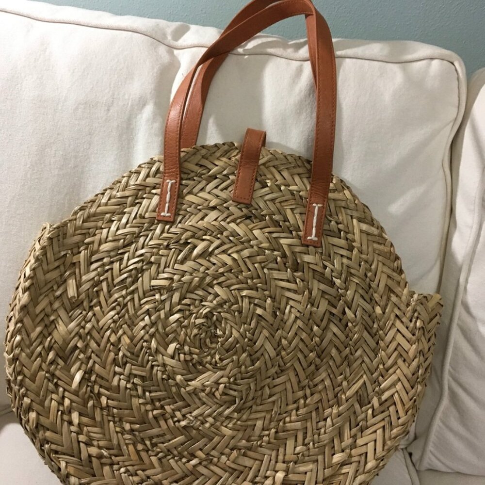 Universal Thread Jute Straw Round Shoulder Bag - Picture 2 of 7